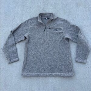 The North Face Gordon Lyons Quarter Zip Men’s Large Fleece Sweater Pullover